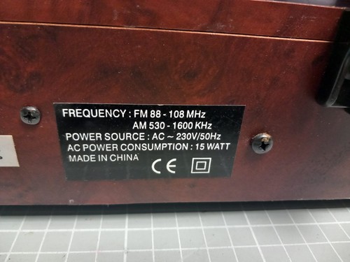 Technosonic MT-PH02 Plattenspieler & Radio Einbaulautsprecher 33/45/78 GETESTET - Bild 15 von 22