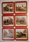 VTG Pimpernel English Fox Hunting 6 Traditional Horse  Coasters Look Never Used — photo 2