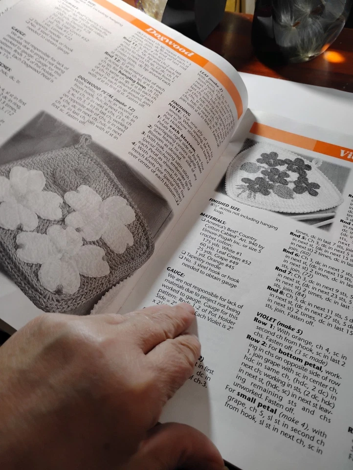 Portamacetas Annie's Ático Crochet Patrón Folleto 872518 Foto 4 de 4