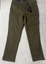 NWT Banana Republic Sloan Stretch Chino Mid Rise Women  s Olive size 10