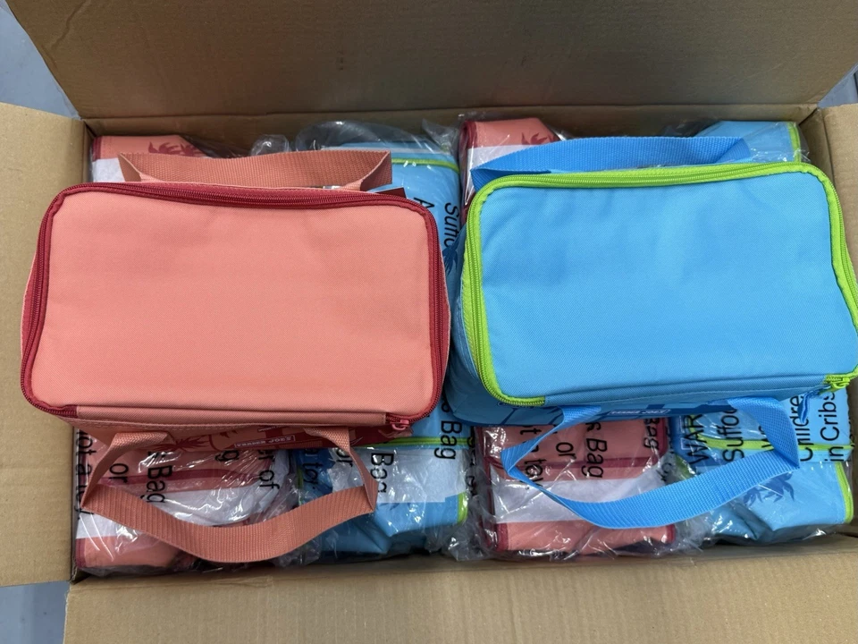 2 mini bolsas aislantes Trader Joes melocotón + azul nuevo con etiquetas envío rápido 24 horas + ¡regalo gratis!🎁 Foto 4 de 4