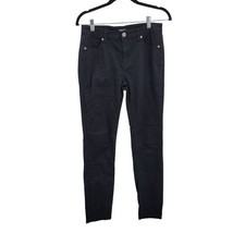 Buffalo David Bitton Hope Mid-rise Stretch Skinny Jeans 8/29 Black 5 Pocket