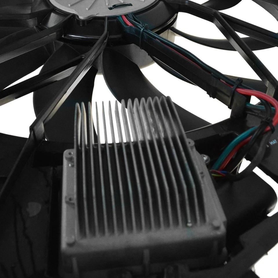 Conjunto de ventilador de refrigeración de radiador de 11 aspas para CL500 S350 S430 S500 S55 CL55 Foto 3 de 4