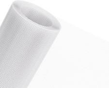 Window Screen Replacement Mesh DIY Adjustable Polyester Pet Proof 48"W x 99"L
