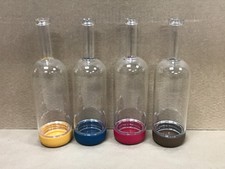 Botellas Pre-Batching Crew Bartender con Base Extraíble, Lote de 4, Asstd. Colores