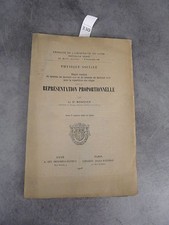 Ferdinand Monoyer Représentation propotionelle ophtalmologie optique médecine