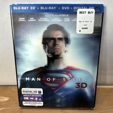 Man Of Steel 3D ( 3D/Blu-ray/DVD 4-Disc Set )