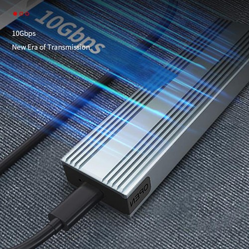 Boîtier disque dur double protocole M.2 NVME SATA 5/10Gbps pour SSD 2230/2242/2260/2280 - Photo 6/15