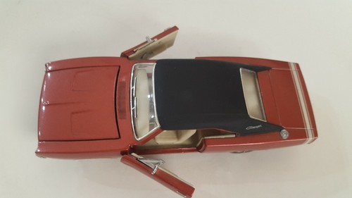 1968 Dodge Charger 1/43 Scale Diecast Model Car By Franklin Mint. PAPERWORK. - Picture 4 of 8