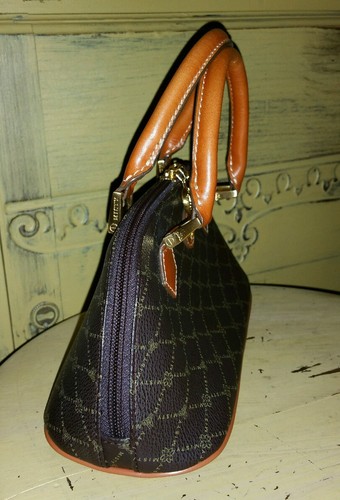 NUEVO AUTÉNTICO MINI BOLSO DE MANO DE CUERO COLECCIÓN MISTY FIRMA BOLSO IMPRESIONANTE - Imagen 5 de 10