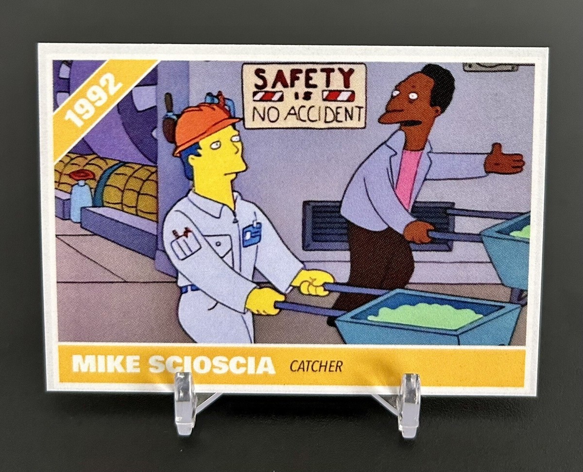 Mike Scioscia - Simpsons Springfield Isotopes - HD Quality Custom