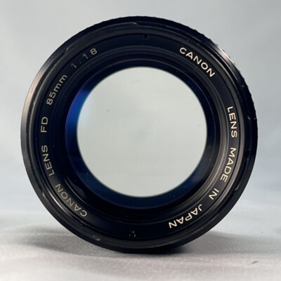 A1973 キャノン CANON LENS FD 85mm 1:1.8 🎦 Canon New FD NFD 85mm F/1.8 Portrait MF Lens For FD Mount