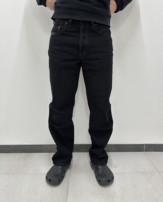 パンツ y2k 00s old DIESEL black flare denim Vintage 2000s Diesel Black Jeans Pants Trousers y2k Retro Mens
