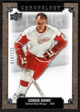 2019-20 Gordie Howe Upper Deck Chronology Hockey Red Wings /222