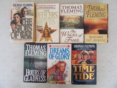 BIG LOT (8) THOMAS FLEMING book OFFICERS WIVES the wages of fame DREAMS OF GLORY