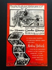 The Monte Carlo Story Original Movie Pressbook (1957) - 8 Pages 11" x 17" EX+