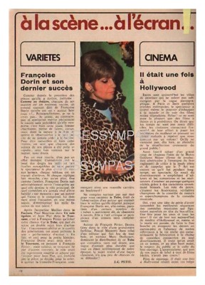 1975 DOKUMENT (Ref. PEL 4810) SCHAUSPIELERIN: FRANCOISE DORIN 1p