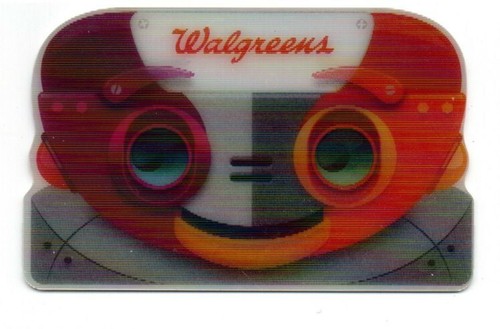 Walgreens Robot? Lenticular Gift Card No $ Value Collectible - 第 1/1 張圖片