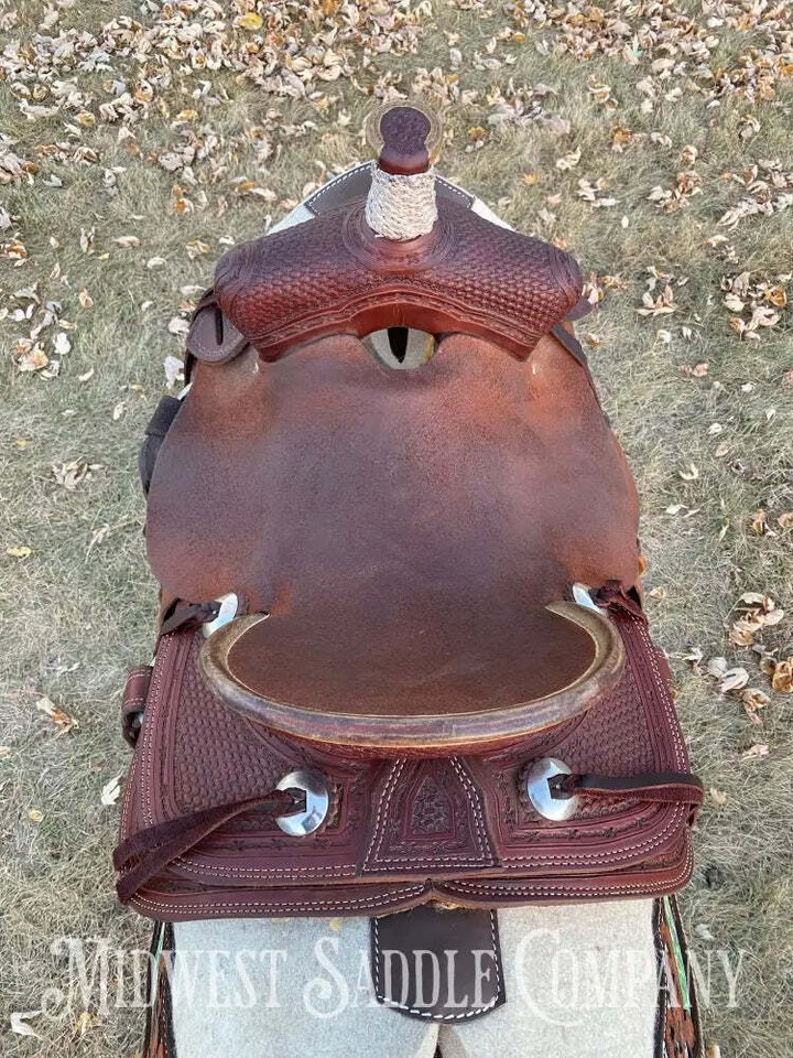 12” SRS Saddlery Youth Western Ranch Roping Saddle | eBay