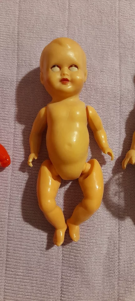 Lotto Bamboline vintage in Celluloide Anni '40 Giocattoli - Immagine 3 di 4