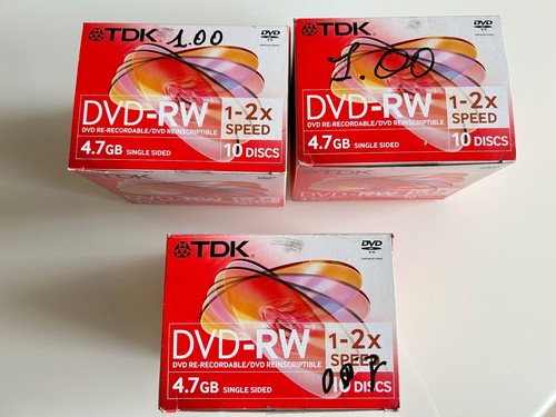 TDK DVD-RW 4,7gb pack 10 - Afbeelding 8 van 12