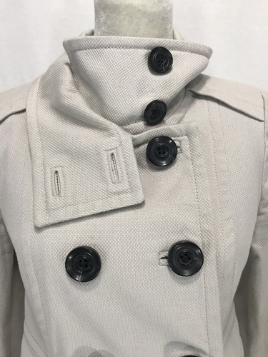 Mango Suit Beige Fitted Button Up Jacket US Size Medium EUC - Picture 2 of 8