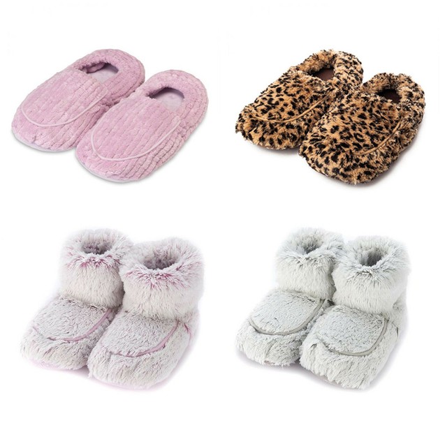 Intelex Cozy Boots Pink Heatable Microwavable Luxury Furry Bed Warmer Slippers For Sale Online Ebay