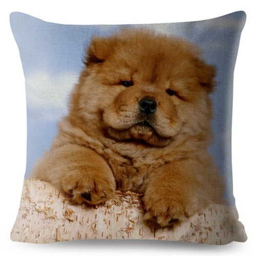 Cute Chow Chow Pet Dog Throw Cushion Covers for Sofa Home Decor Lovely Animal - Picture 20 of 38