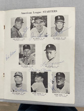 Mantle,  Maris autograph 1962 All-Star Program 32 Sigs JSA RARE READ DESCRIPTION