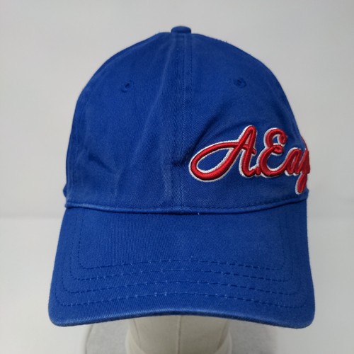 A. Eagle Fitted Hat Blue Large/XL Embroidered A-Flex Solid 6 Panel - 第 2/9 張圖片