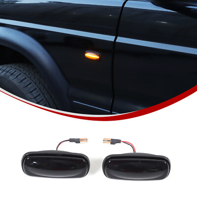 2X LED Side Marker Signal Light For Land Rover Discovery 2 Freelander 1 Defender