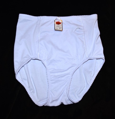 NUEVO CON ETIQUETAS FAJAS DE ENCAJE ROPA INTERIOR bragas bolsillo con cremallera bordado para mujer 3XL / 4XL - Imagen 8 de 16