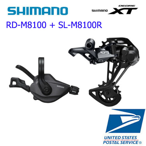 Shimano XT SET-M8100 12 Speed Rear Derailleur + Right Shifter Groupset - Picture 1 of 1