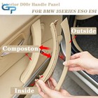 Rear Left Beige Inner Outer Door Panel Handle Pull Trim Cover For BMW E90 328i