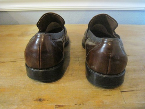 Allen Edmonds Biscayne Brown Leather Dress Loafers Tassel Shoes Sz 9.5EE - Picture 8 of 8