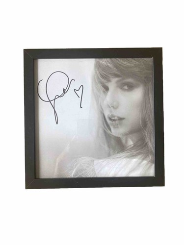 Taylor Swift signed autographed framed TTPD vinyl insert beckett COA/LOA Heart - 第 1/3 張圖片