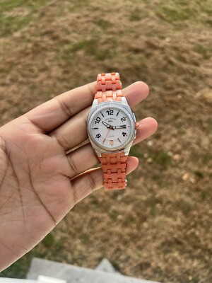 Tommy Bahama Relax Watch Women 36mm Date Silver Tone with 