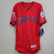NWT Majestic Flex Base Authentic LA Anaheim Angels Fathers Day Jersey 40 M $290