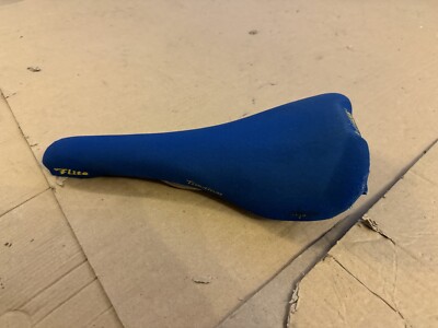 Sillín Selle Italia Flite Titanium Alpes - Año 1998 - Color Azul