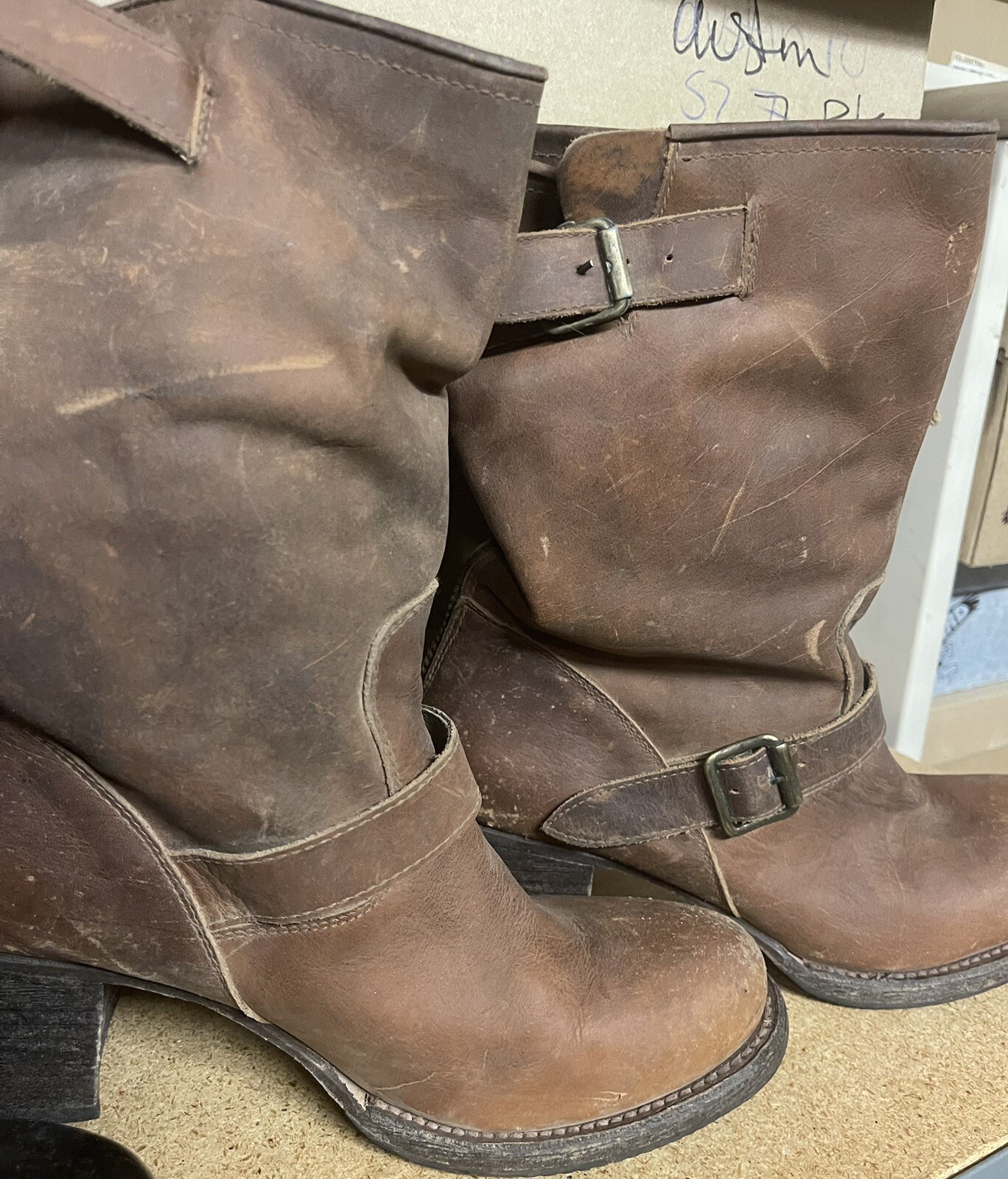 Freebird by Steven boulder biker boot BNIB. Brown  size 9 RARE  MSRP $345. image 2