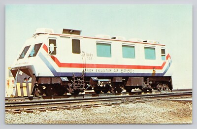 Postcard Railroad DOT Test Track Dotx 101 Rail Test Vehicle Pueblo Colorado