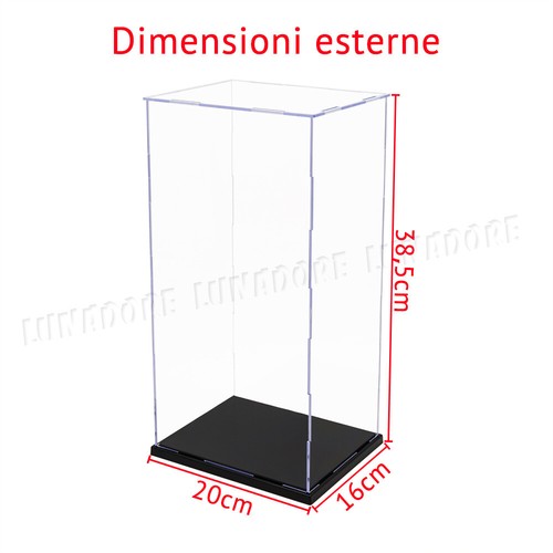 Teca Plexiglass Vetrina Acrilico Espositore per Action Figure 30cm, Modellino - Foto 22 di 32