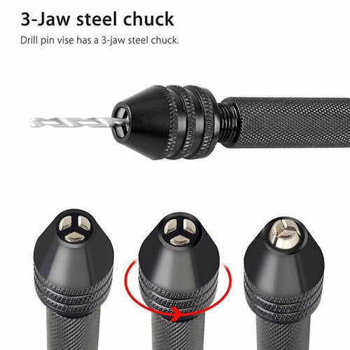 26x Pin Vise Pen Hand Twist Drill Bits Rotary Tool For Jewelry Metal Wood Repair - Bild 10 von 11