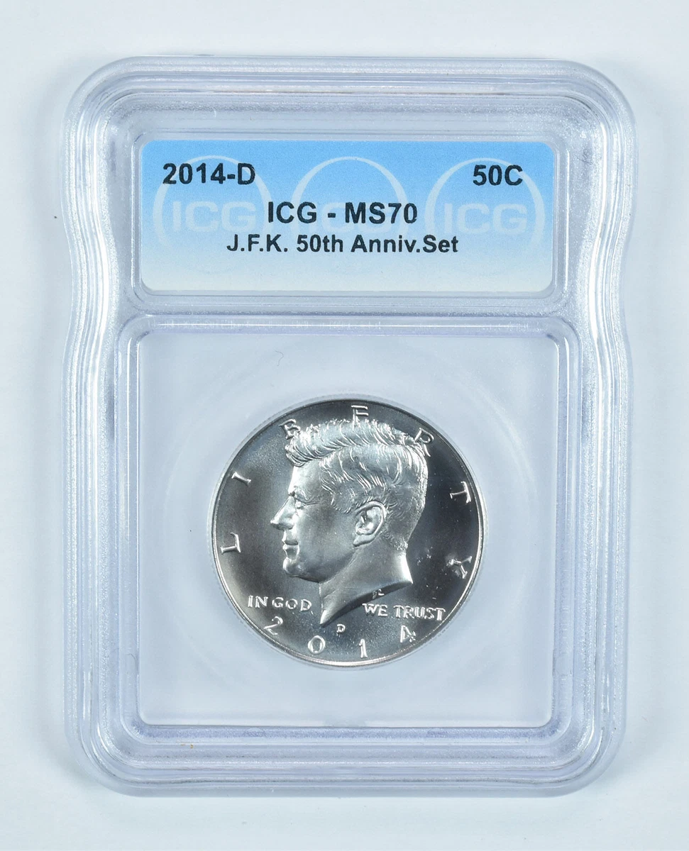 PCGS鑑定品 Kennedy Half Dollar Silver A2879 MS 70 Graded Kennedy US Half Dollars 1964-Now for sale | eBay