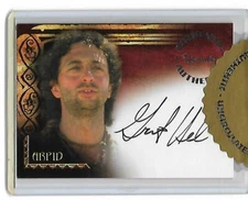 Grant Heslov SCORPION KING 2002 Inkworks Uncirculated On Card Auto SP Autograph