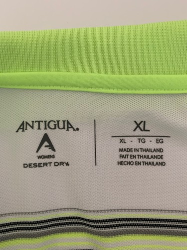 Antiqua Womans Size XL Short Sleeve Golf Shirt -1650 - Picture 6 of 6