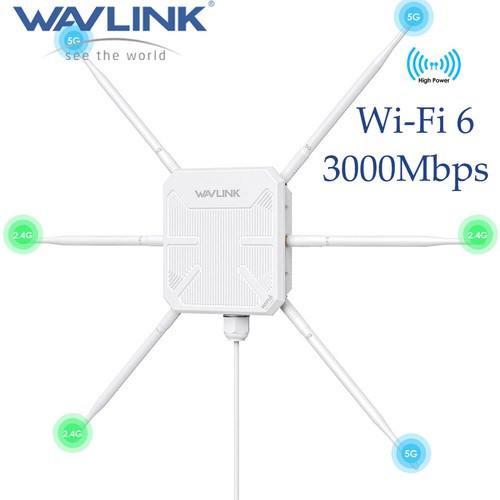 Wavlink 1200/1800/3000Mbps Outdoor Wifi Extender Dual Band Router Signal Booster - Picture 80 of 88