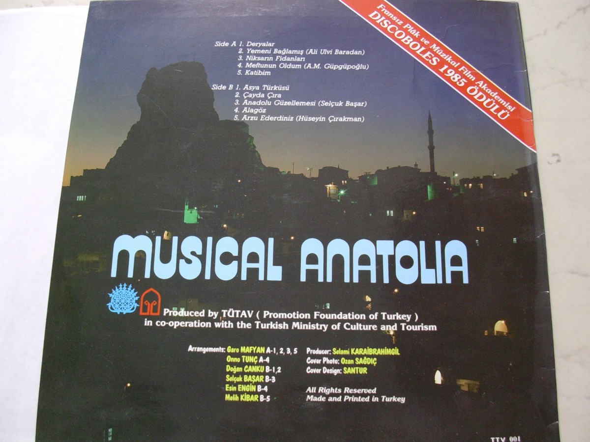 Various – Musical Anatolia Musical Anatolia – Vinyl (LP, Compilation, Reissue