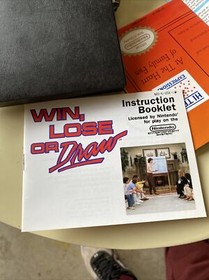 WIN, LOSE, OR DRAW (Nintendo, NES) New in Box  Never Played