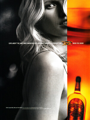 CHIVAS REGAL WHISKY AD #29 VERY RARE 2000 VINTAGE OUT OF PRINT 